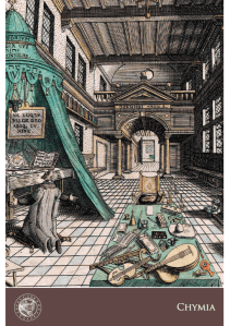 Chimie au temps d'erasme