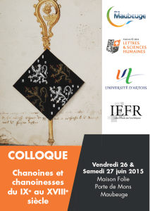 Chanoines et chanoinesses